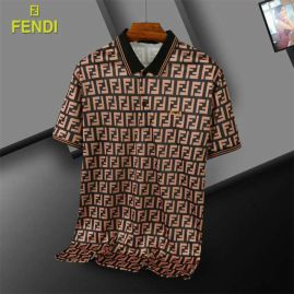 Picture of Fendi Polo Shirt Short _SKUFendiM-3XL12yn3320178